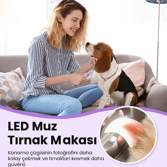 GlowPetti™ Işıklı Kedi Köpek Tırnak Makası
