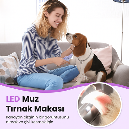 GlowPetti™ Işıklı Kedi Köpek Tırnak Makası